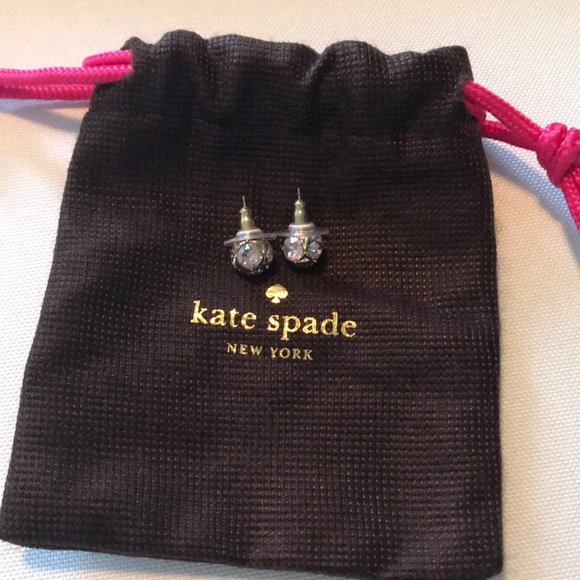 Kate Spade earrings with bag - Picture 2 of 5